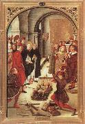 Scenes from the Life of Saint Dominic:The Burning of the Books BERRUGUETE, Pedro